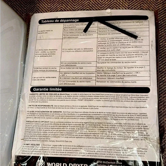 NWT WORLD DRYER Smart Dri Smart Dri Plus High Efficiency Intelligent Hand Dryer - Picture 11 of 11